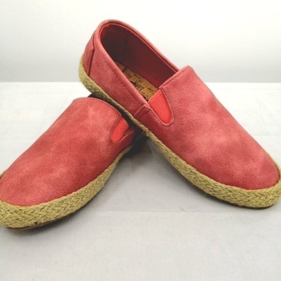 Seven7 Cape Verde Style# 1049 Women's 7 Pink and Tan Vegan Slip-on Espadrilles - Picture 3 of 8